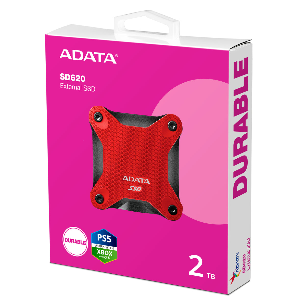 ADATA SD620 2 TB Micro-USB B 3.2 Gen 2 (3.1 Gen 2) Schwarz, Rot