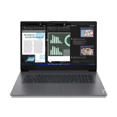 Lenovo V17 G4 IRU Intel® Core™ i5 i5-13420H Laptop 43,9 cm (17.3") Full HD 16 GB DDR4-SDRAM 512 GB SSD Wi-Fi 6 (802.11ax) Windows 11 Home Deutsch Grau