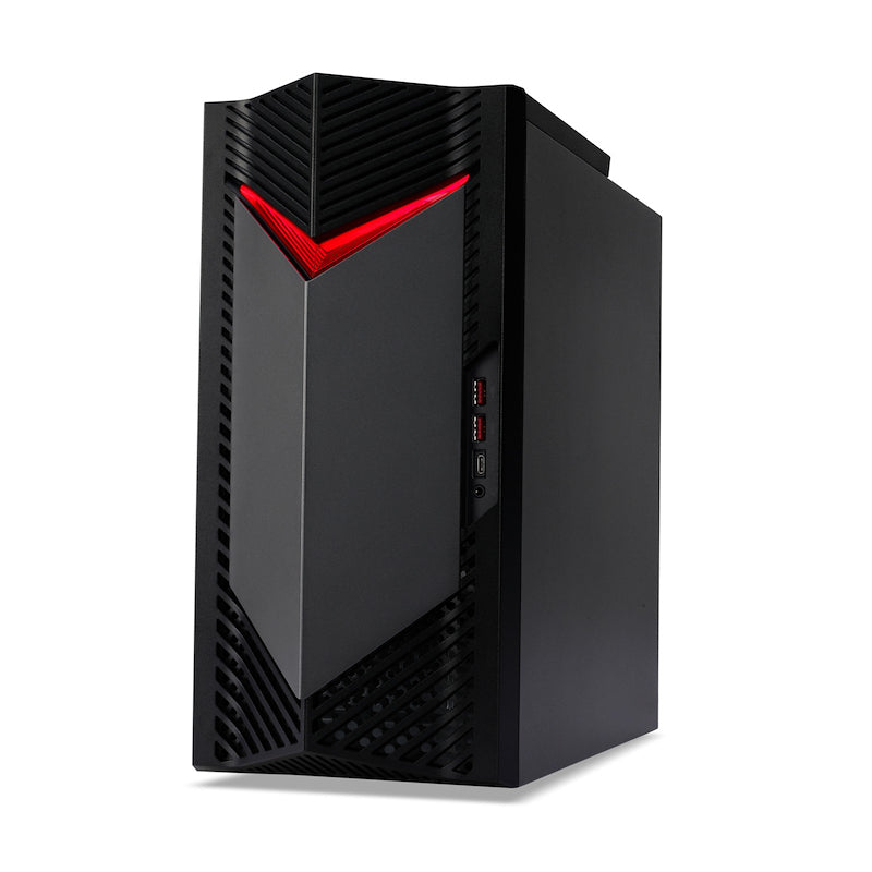 Acer NITRO 50 N50-660 Intel Core Ultra 7 265F 32 GB DDR5-SDRAM 1 TB SSD NVIDIA GeForce RTX 5060 Windows 11 Home Desktop PC Schwarz, Rot