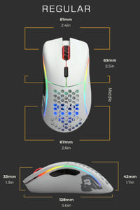 Glorious Gaming Model D Wireless Maus Rechts RF Wireless 19000 DPI