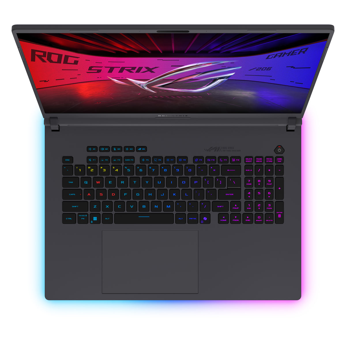 ASUS ROG Strix G18 G815JMR-ISCS8148W Intel® Core™ i7 i7-14650HX Laptop 45,7 cm (18") WUXGA 16 GB DDR5-SDRAM 1 TB SSD NVIDIA GeForce RTX 5060 Wi-Fi 7 (802.11be) Windows 11 Home Schwarz, Grau