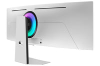 Samsung G95SC Computerbildschirm 124,5 cm (49") 5120 x 1440 Pixel Dual QHD OLED Silber