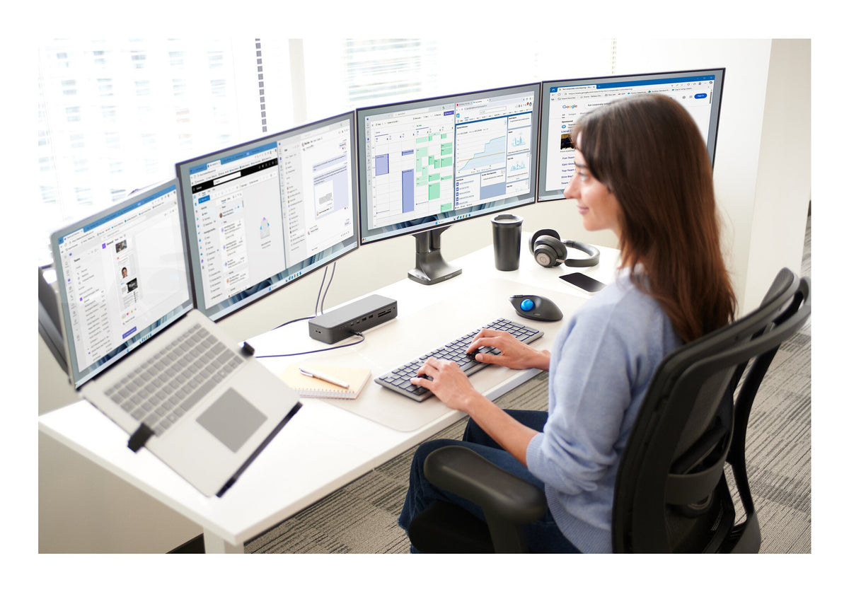 Kensington SmartFit One-Touch Dual Monitorarm