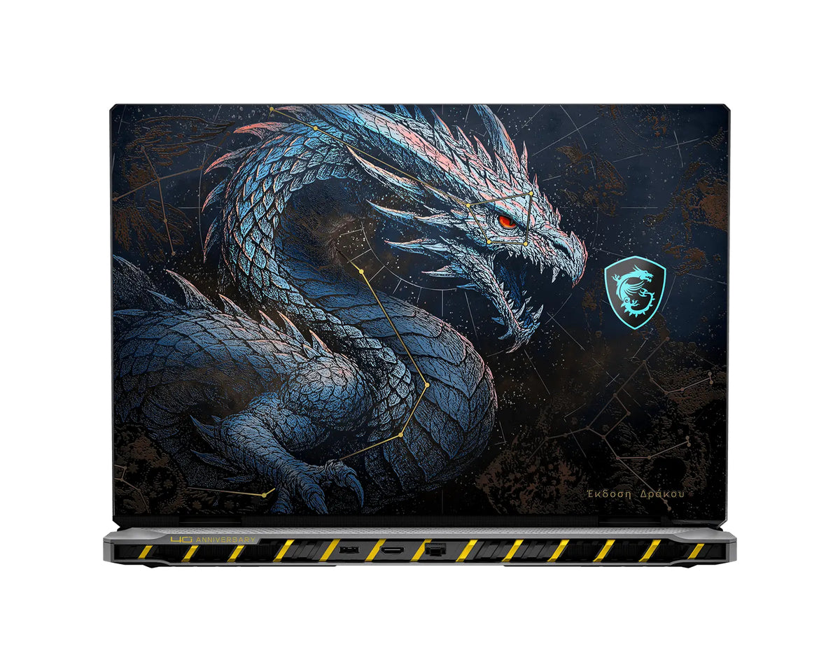 MSI Titan 18 HX Dragon Edition Draco Epic A2WJ-1218DE Intel Core Ultra 9 290HX Plus Laptop 45,7 cm (18") UHD+ 96 GB DDR5-SDRAM 4 TB SSD NVIDIA GeForce RTX 5090 Laptop-GPU Wi-Fi 7 (802.11be) Windows 11 Home Schwarz Deutsch