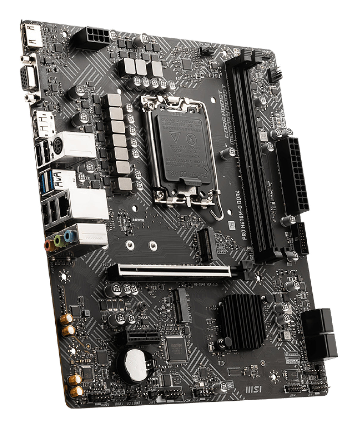 MSI PRO H610M-G DDR4 Motherboard Intel H610 LGA 1700 micro ATX