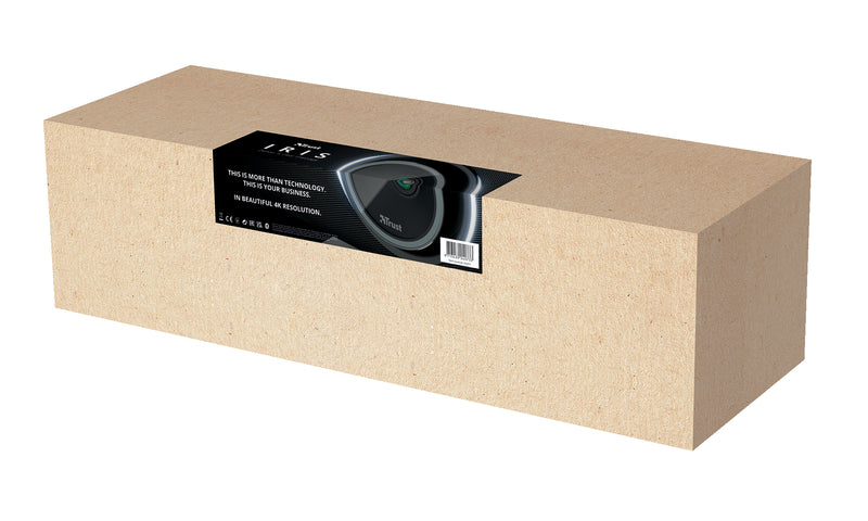 Trust Iris Webcam 3840 x 2160 Pixel USB 3.2 Gen 1 (3.1 Gen 1) Schwarz