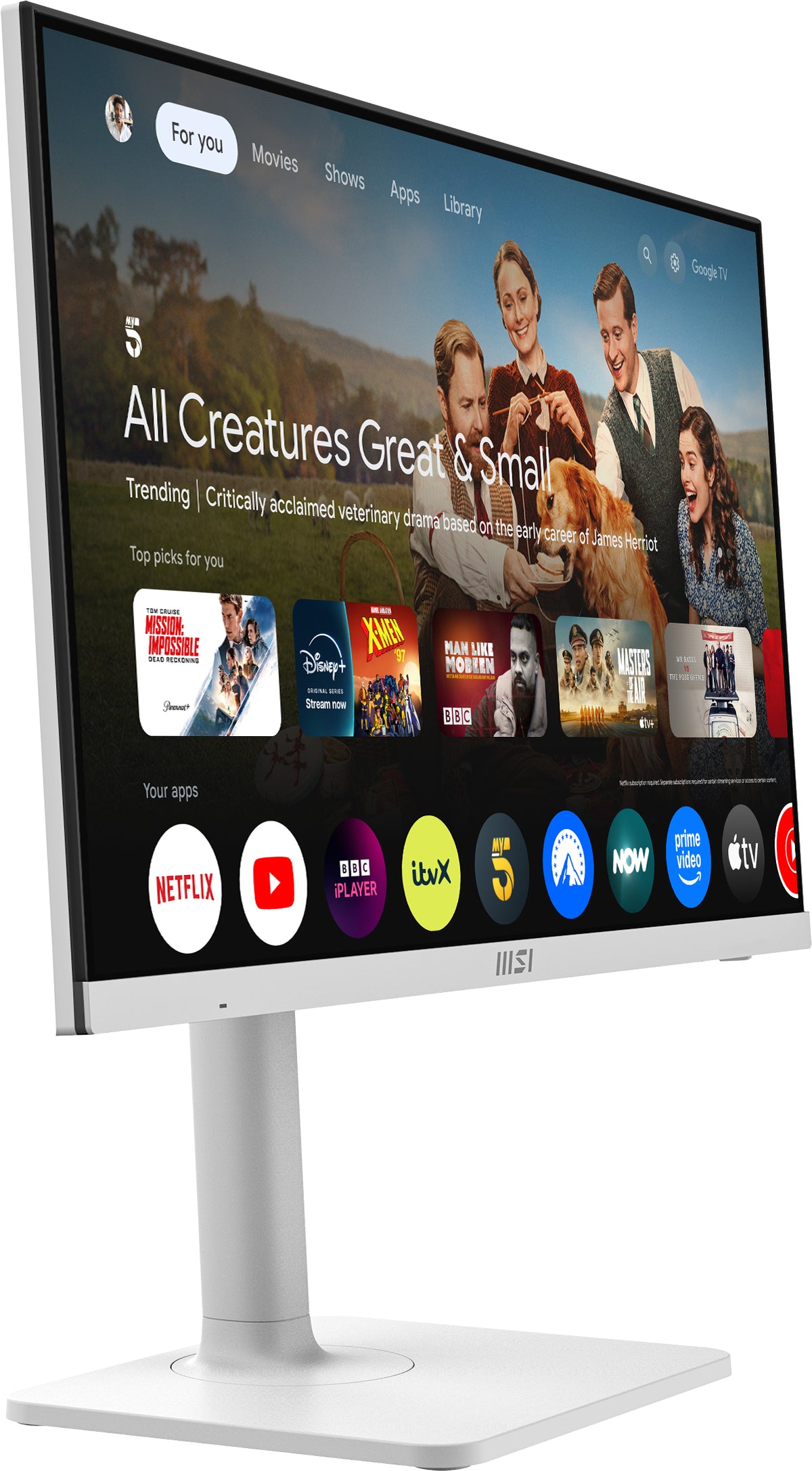MSI MODERN MD272UPSWDE Computerbildschirm 68,6 cm (27") 3840 x 2160 Pixel 4K Ultra HD Weiß