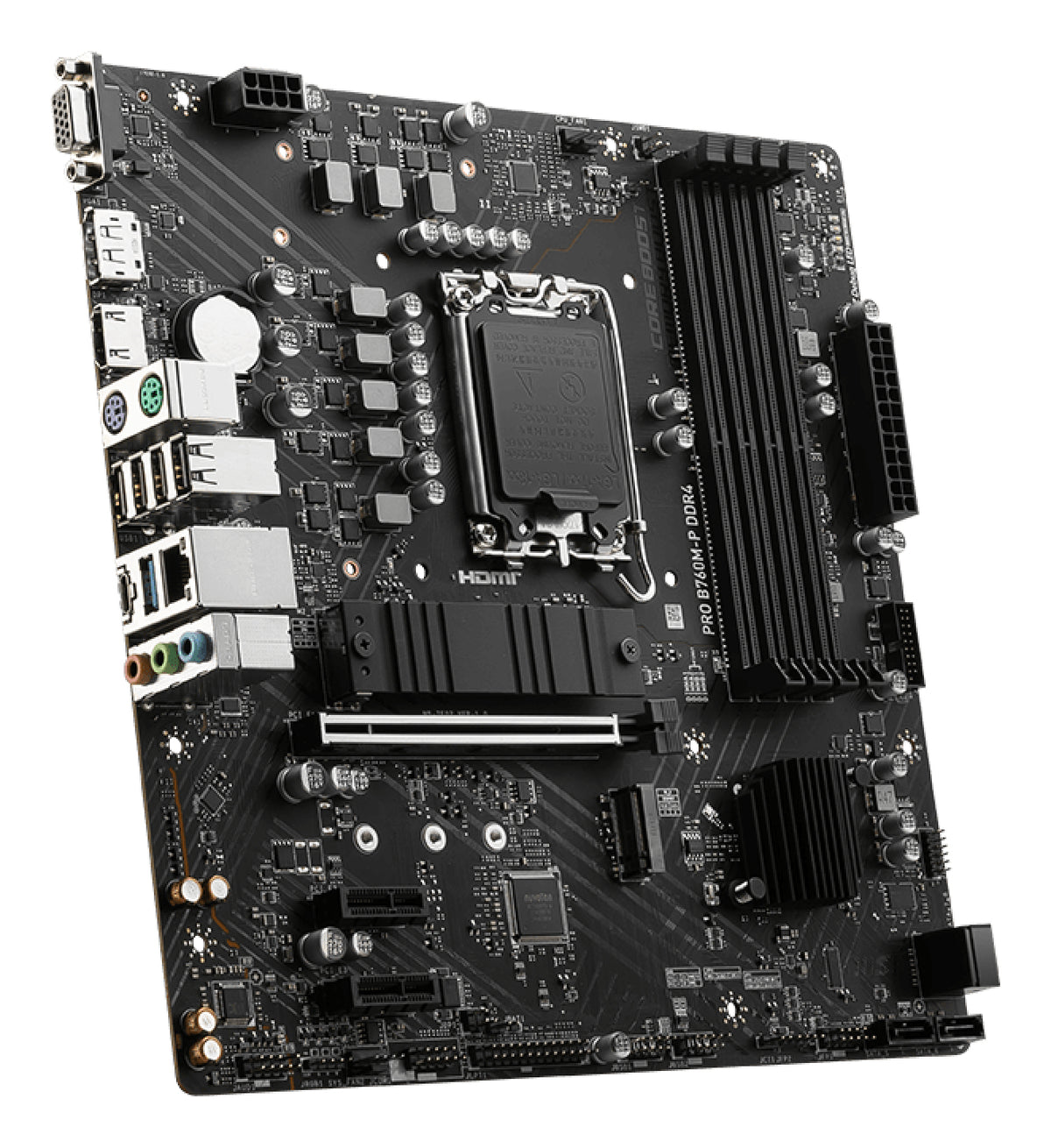 MSI PRO B760M-P DDR4 Motherboard Intel B760 LGA 1700 micro ATX