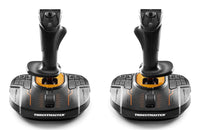 Thrustmaster T.16000M FCS SPACE SIM DUO Schwarz, Orange USB Flightstick Analog / Digital PC