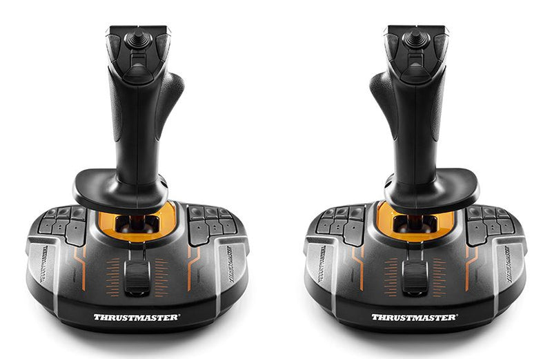 Thrustmaster T.16000M FCS SPACE SIM DUO Schwarz, Orange USB Flightstick Analog / Digital PC