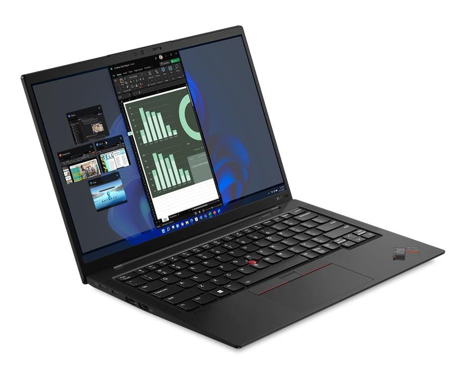 T1A Lenovo ThinkPad X1 Carbon Gen 10 Refurbished Intel® Core™ i7 i7-1265U Laptop 35,6 cm (14") 16 GB LPDDR5-SDRAM 1 TB SSD Windows 11 Pro Deutsch Schwarz