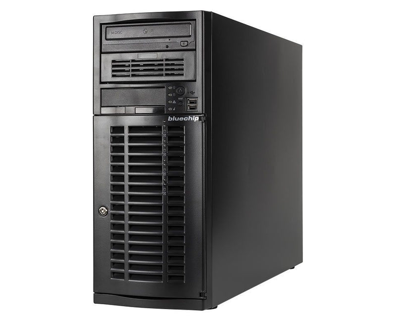 bluechip SERVERline T40321s Tower, Intel® Xeon® Silver 4410Y Prozessor / bis zu 3.90 GHz, 32 GB DDR5, 2 x 960 GB SSD, 2 x RJ45 (10 Gb/s)
