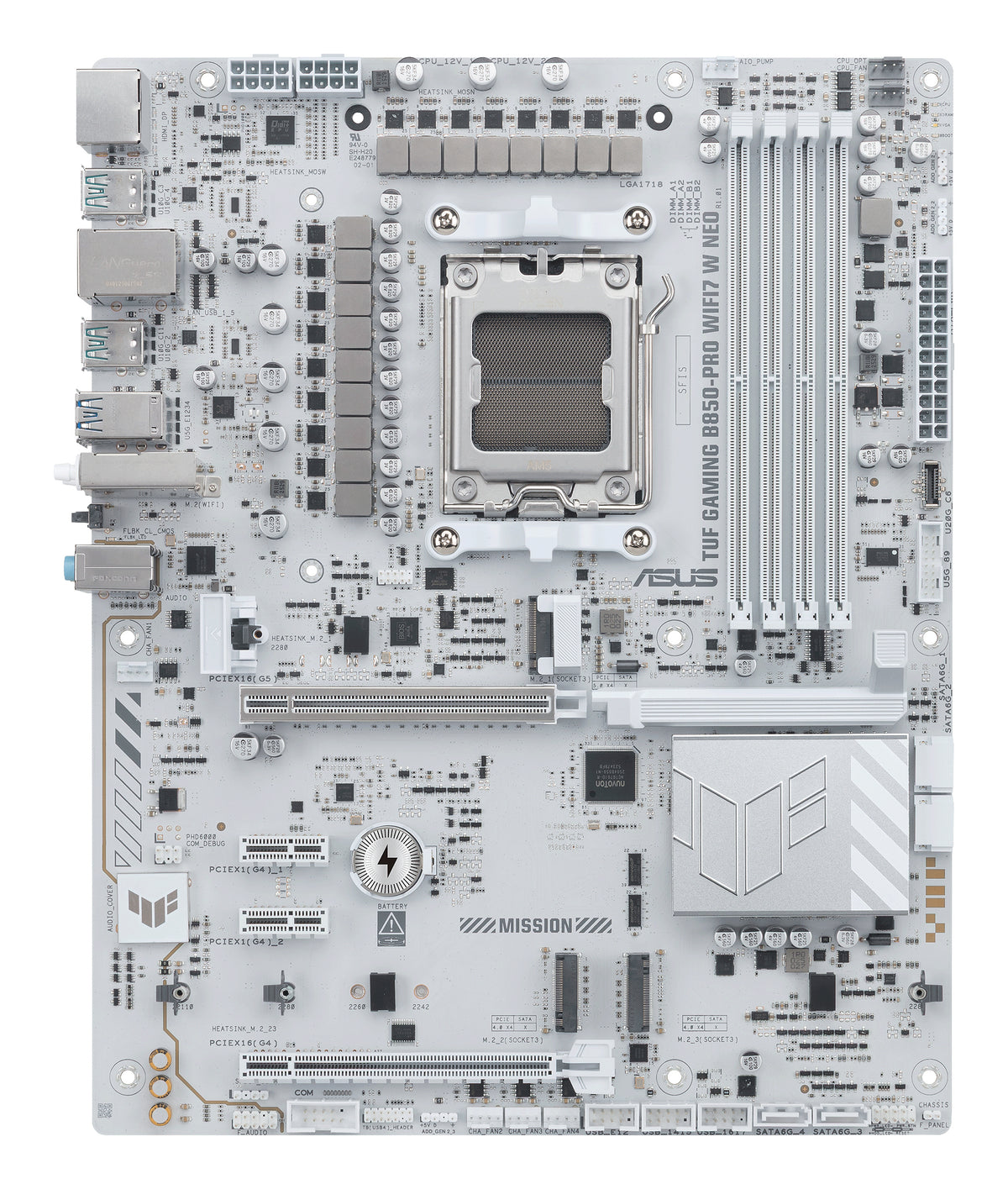 ASUS TUF GAMING B850-PRO WIFI7 W NEO AMD B850 Sockel AM5 ATX