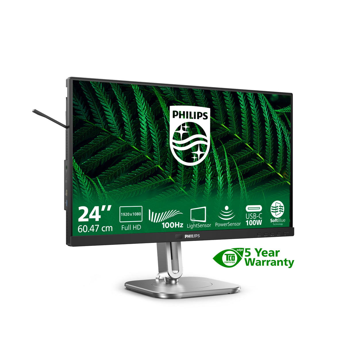 Philips 5000 series 24B2G5301/00 Computerbildschirm 60,5 cm (23.8") 1920 x 1080 Pixel Full HD LCD Schwarz