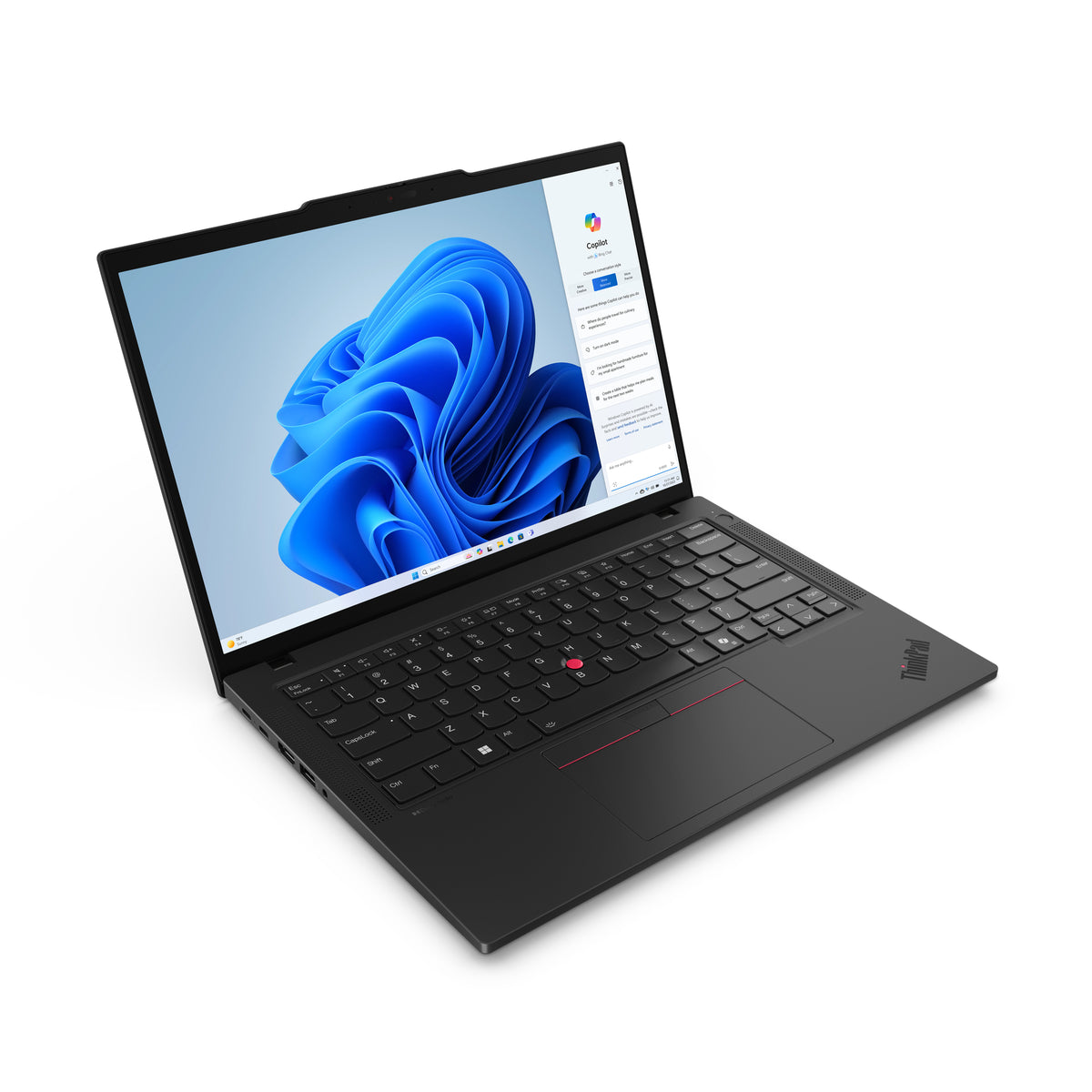 Lenovo ThinkPad T14 Gen 5 (Intel) Intel Core Ultra 5 135U Laptop 35,6 cm (14") Touchscreen WUXGA 16 GB DDR5-SDRAM 256 GB SSD Wi-Fi 6E (802.11ax) Windows 11 Pro Deutsch Schwarz