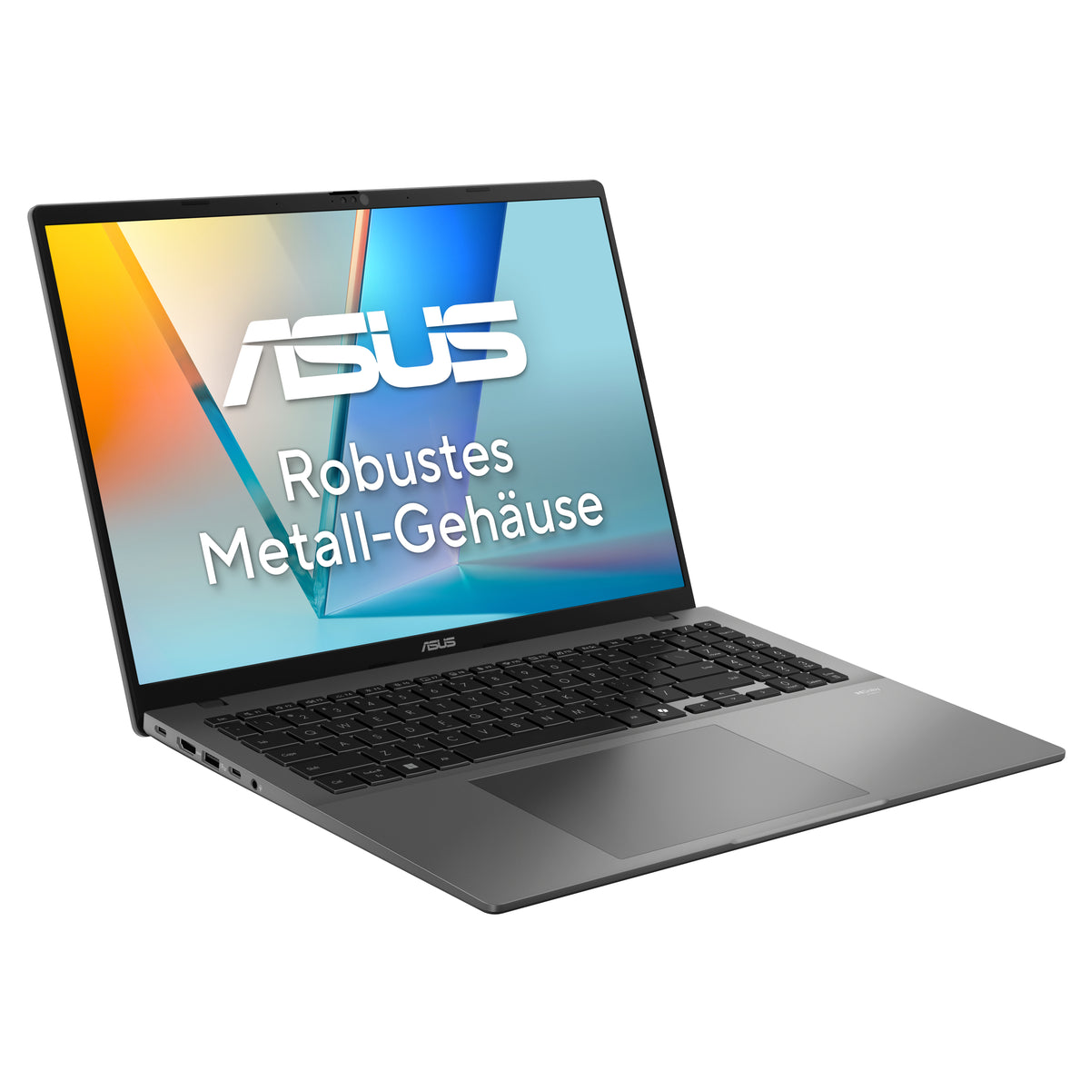 ASUS Vivobook S16 M3607GA-SH004W Copilot+ PC AMD Ryzen AI 7 445 Laptop 40,6 cm (16") Full HD 16 GB DDR5-SDRAM 1 TB SSD Wi-Fi 6 (802.11ax) Windows 11 Home Grau