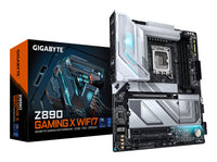 GIGABYTE Z890 GAMING X WIFI7 Mainboard - Unterstützt Intel Core Ultra (Serie 2) CPUs, 16+1+2 Phasen VRM, bis zu 8800MHz DDR5 (OC), 1xPCIe 5.0 + 3xPCIe 4.0, Wi-Fi 7, 2.5GbE LAN, USB 4