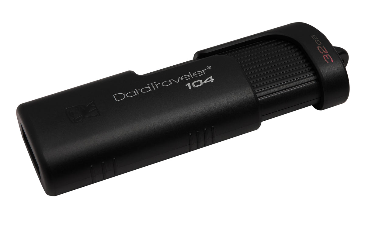 Kingston Technology DataTraveler 104 USB-Stick 32 GB USB Typ-A 2.0 Schwarz