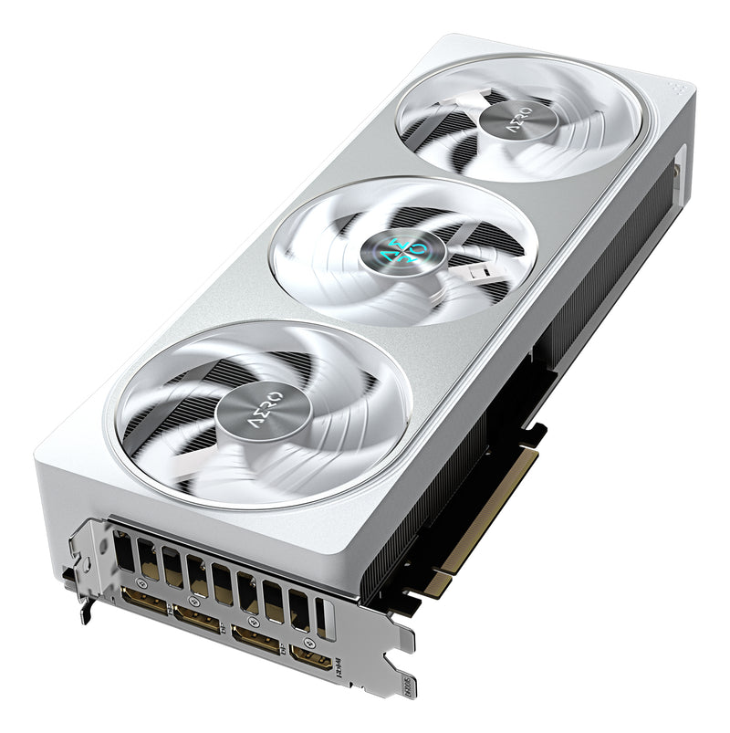 GIGABYTE GeForce RTX 5070 AERO OC 12G Grafikkarte - 12GB GDDR7, 192 Bit, PCI-E 5.0, 2625 MHz Core Clock, 3 x DP 2.1a, 1 x HDMI 2.1b, NVIDIA DLSS 4, GV-N5070AERO OC-12GD