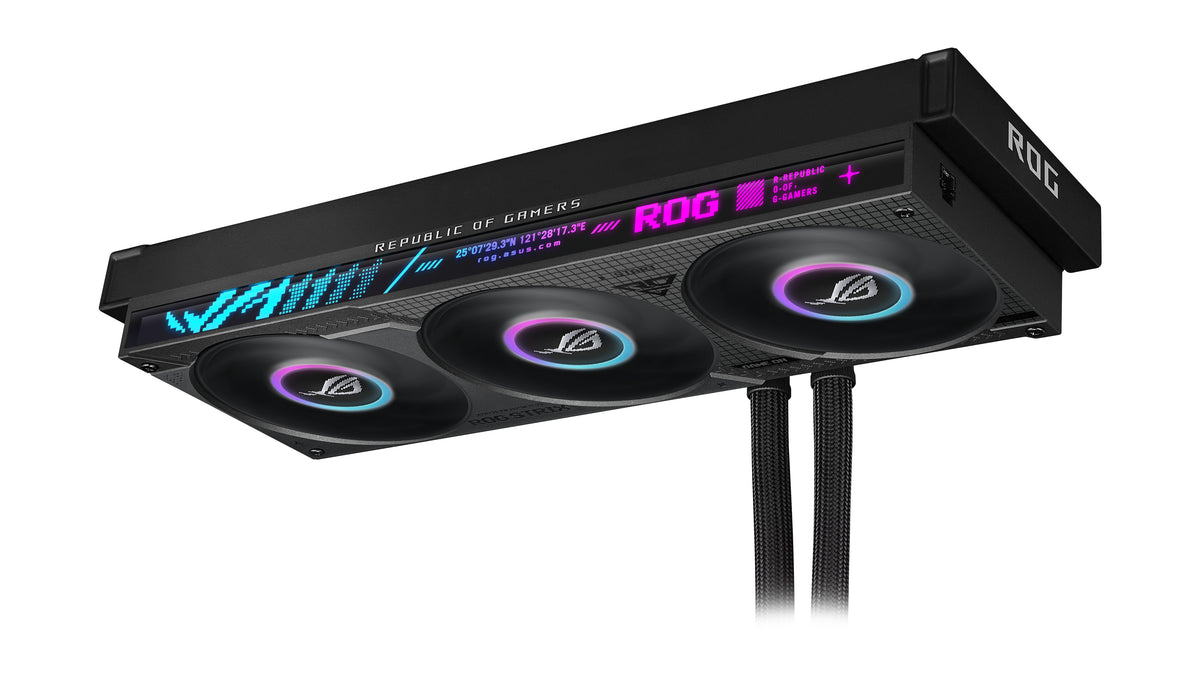 ASUS ROG Strix SLC IV 360 ARGB LCD Refroidisseur de liquide pour processeur 12 cm Noir 1 pièce(s)