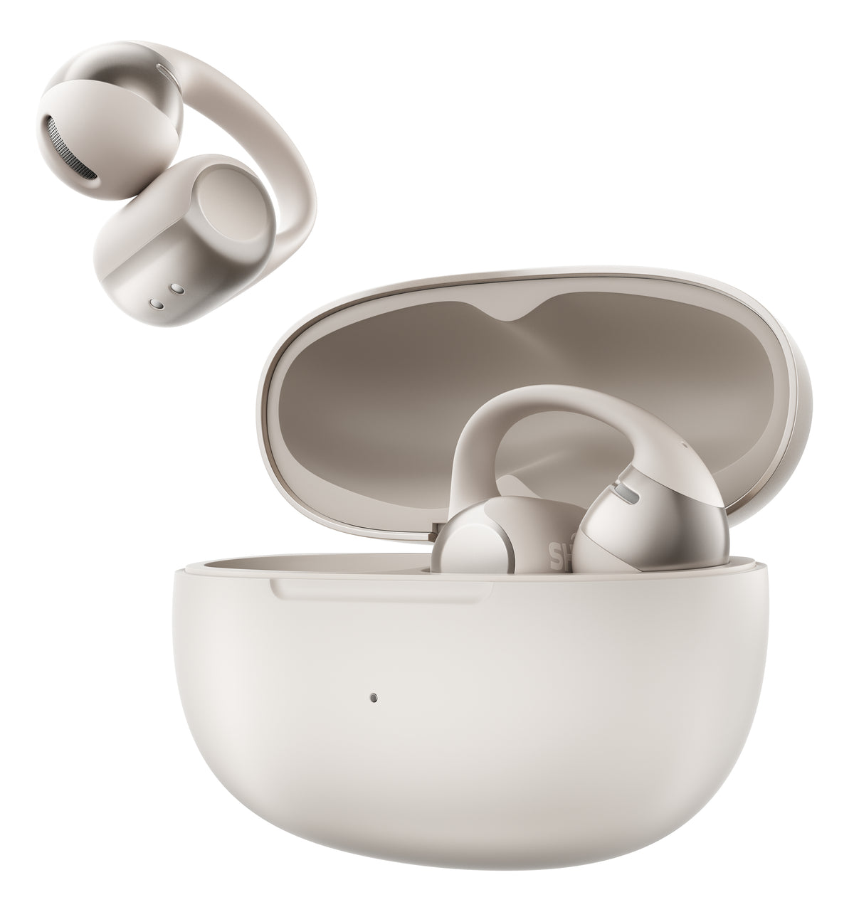 SHOKZ OpenDots ONE Kopfhörer Kabellos Ohr-Clip Anrufe/Musik/Sport/Alltag Bluetooth Grau