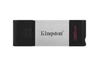 Kingston Technology DataTraveler 80 USB-Stick 32 GB USB Typ-C 3.2 Gen 1 (3.1 Gen 1) Schwarz, Silber