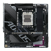 GIGABYTE B840M AORUS ELITE WIFI6E Mainboard – AMD Ryzen 9000 Prozessoren, 10+2+2 Phasen VRM, bis zu 8200 MHz DDR5 (O.C.), 2 x M.2 PCIe 4.0, Wi-Fi 6E, 2.5 GbE LAN, USB 3.2 Gen 2