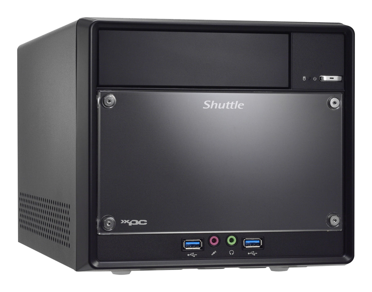Shuttle XPC cube Barebone SH610R4 - S1700, Intel H610, 1x PCIe X16, 1x PCIe X1, 1x LAN,1x HDMI, 2x DP, 1x VGA 2x 3.5"