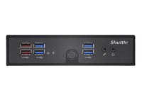 Shuttle POS System DS500, Celeron 7305, 8GB DDR5, 120 GB M.2 SSD (NVMe) 2x LAN (1x 2.5Gbit ,1x 1Gbit), 1xCOM,1xHDMI,1xDP, 1x VGA, lüfterlos, 24/7 Dauerbetrieb