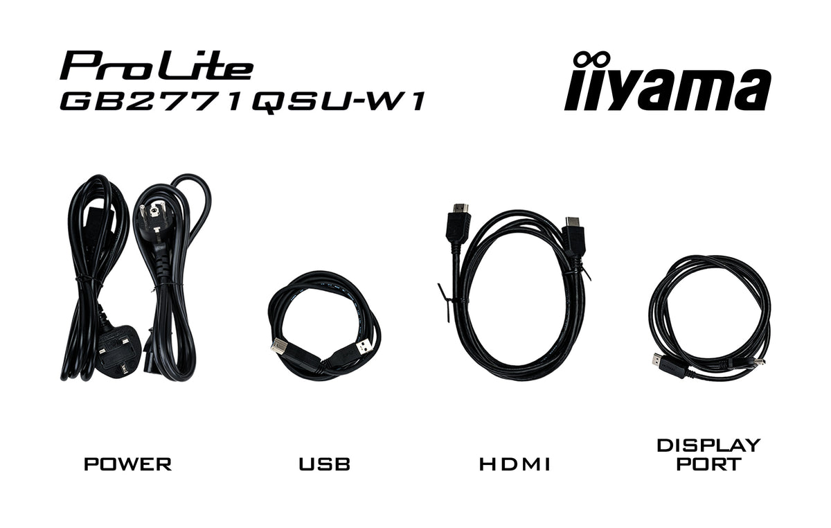 iiyama G-MASTER GB2771QSU-W1 Computerbildschirm 68,6 cm (27") 2560 x 1440 Pixel Wide Quad HD Weiß