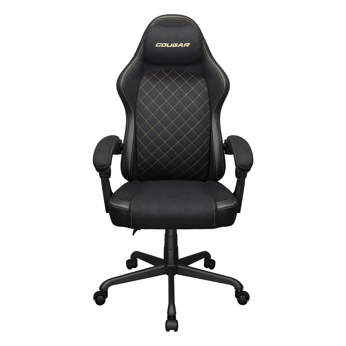 COUGAR CGR-FXF-GLB Universal-Gamingstuhl Gepolsterter Sitz Schwarz, Gold