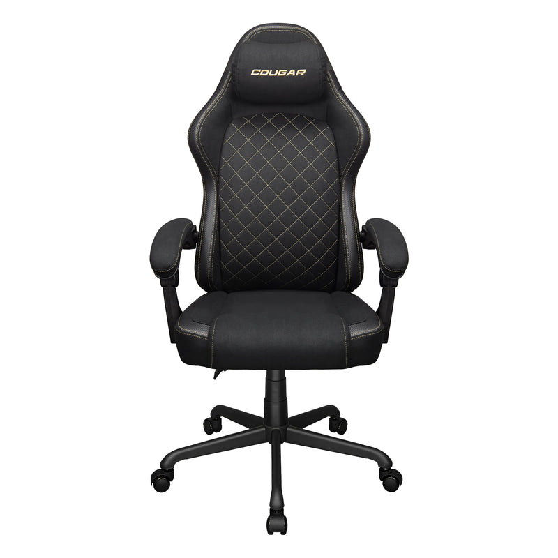 COUGAR CGR-FXF-GLB Universal-Gamingstuhl Gepolsterter Sitz Schwarz, Gold