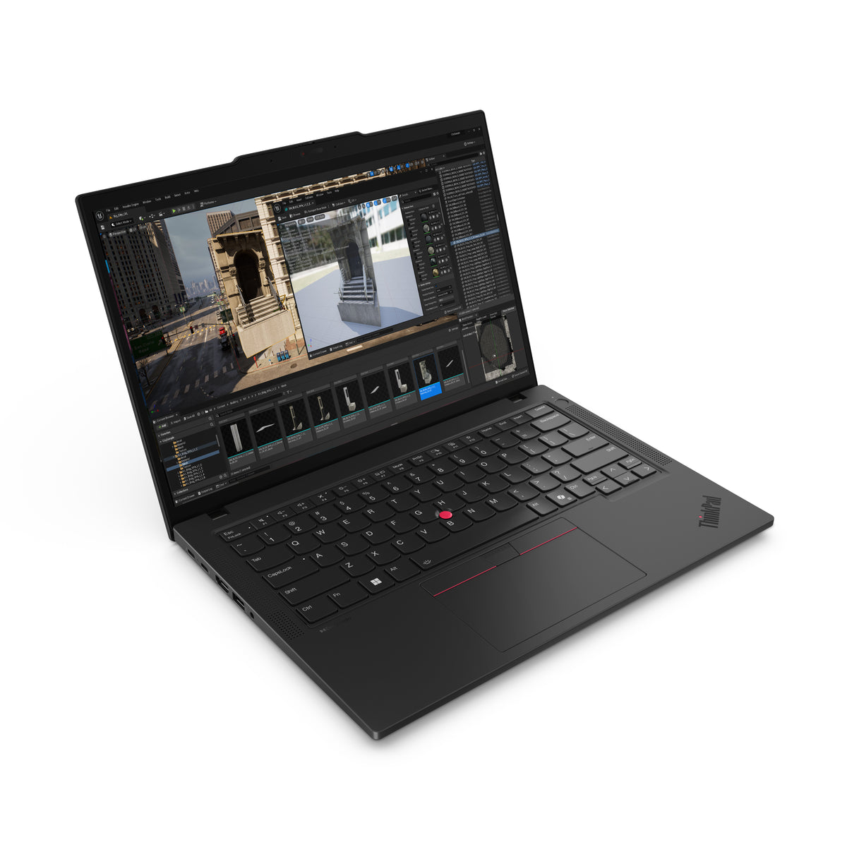 Lenovo ThinkPad P14s Gen 5 (AMD) AMD Ryzen™ 7 8840HS Mobiler Arbeitsplatz 35,6 cm (14") Touchscreen WUXGA 32 GB DDR5-SDRAM 1 TB SSD Wi-Fi 6E (802.11ax) Windows 11 Pro Deutsch Schwarz