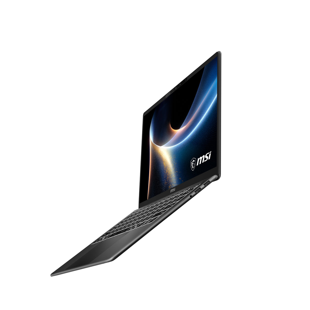 MSI Prestige 14 AI+ D3MG-017FR Copilot+ PC Intel Core Ultra 7 355 Laptop 35,6 cm (14") Full HD+ 32 GB LPDDR5x-SDRAM 1 TB SSD Wi-Fi 7 (802.11be) Windows 11 Home Grau Französisch