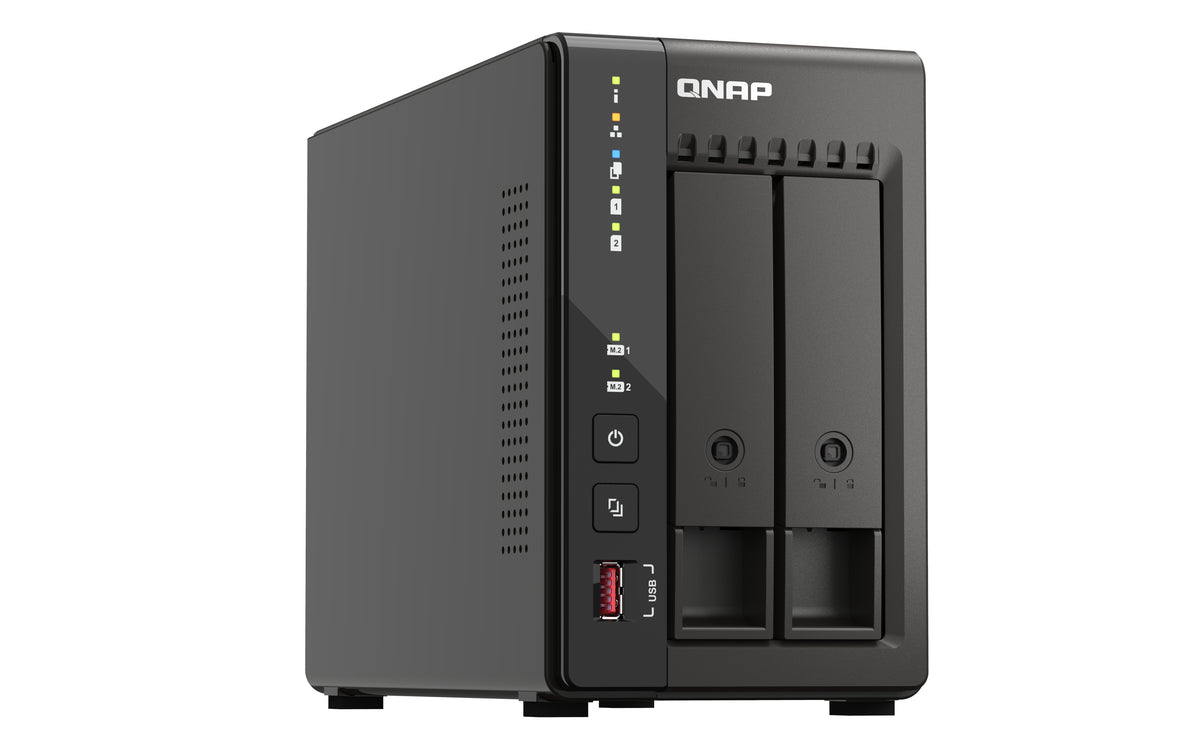 QNAP QVP-21C NAS & Speicherserver Tower Intel® Celeron® J6412 8 GB DDR4 0 TB QVR Pro Schwarz