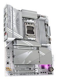 GIGABYTE X870 AORUS ELITE WIFI7 ICE Mainboard - Unterstützt AMD Ryzen 9000 CPUs, 16+2+2 Phasen Digitales VRM, bis zu 8200MHz DDR5 (OC), 3xPCIe 5.0 + 1xPCIe 4.0, Wi-Fi 7, 2.5GbE LAN, USB 4