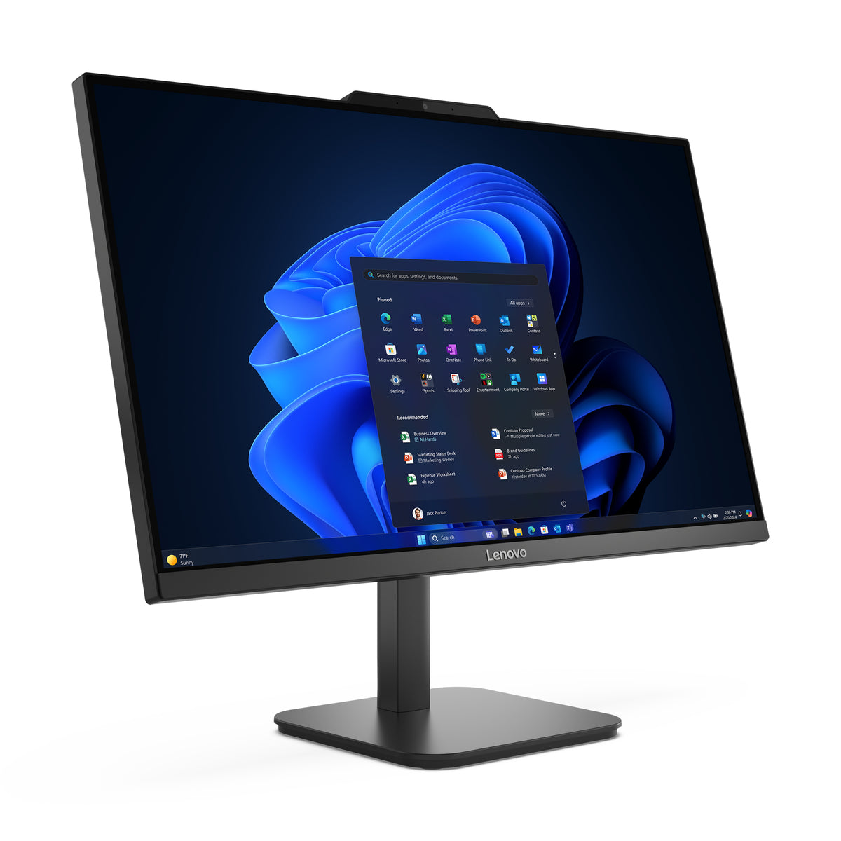 Lenovo V100 Intel® N N100 60,5 cm (23.8") 1920 x 1080 Pixel All-in-One-PC 16 GB DDR5-SDRAM 512 GB SSD Windows 11 Pro Wi-Fi 6 (802.11ax) Schwarz