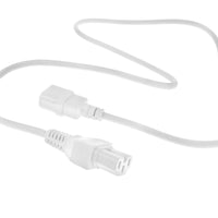 Cavo di alimentazione ACT C14 - C15 bianco 1,5 m