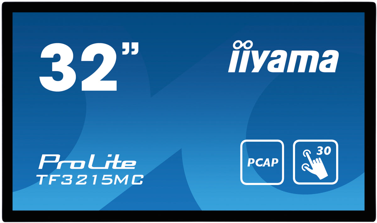 iiyama ProLite TF3215MC-B2 Computerbildschirm 80 cm (31.5") 1920 x 1080 Pixel Full HD LED Touchscreen Kiosk Schwarz