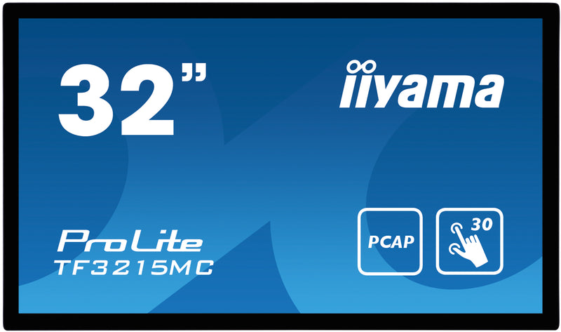 iiyama ProLite TF3215MC-B2 Computerbildschirm 80 cm (31.5") 1920 x 1080 Pixel Full HD LED Touchscreen Kiosk Schwarz