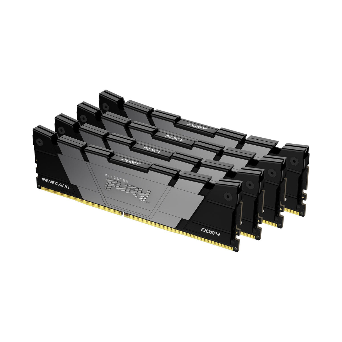 Kingston Technology FURY 32GB 3200MT/s DDR4 CL16 DIMM (4er-Kit) Renegade Black