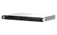 QNAP TS-464eU NAS Rack (1U) Intel® Celeron® N5095 8 GB DDR4 0 TB QNAP Turbo System Aluminium, Schwarz