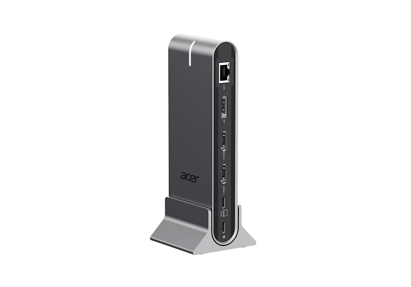 Acer HP.DSCAB.022 laptop-dockingstation & portreplikator Kabelgebunden USB 3.2 Gen 1 (3.1 Gen 1) Type-C Silber