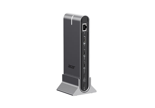 Acer HP.DSCAB.022 laptop-dockingstation & portreplikator Kabelgebunden USB 3.2 Gen 1 (3.1 Gen 1) Type-C Silber