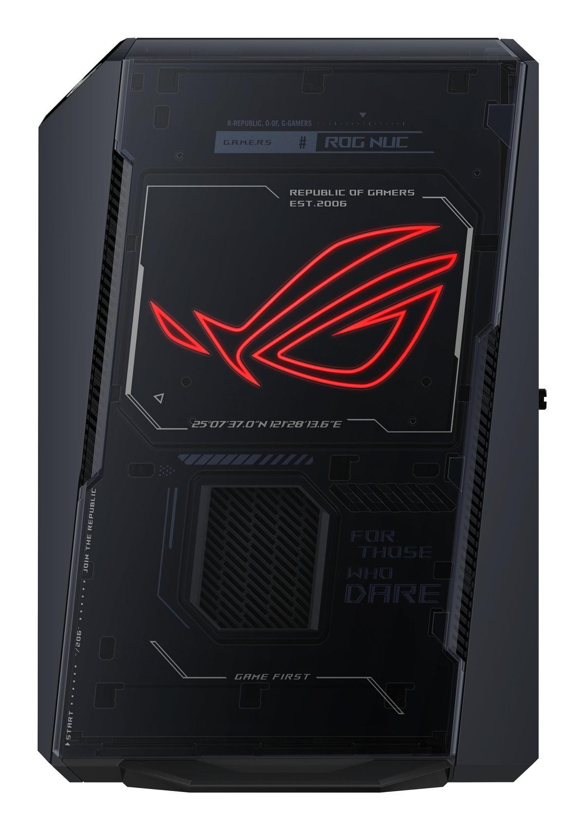 ASUS ROG NUC RNUC15JNK9X489A2 Intel Core Ultra 9 275HX 32 GB DDR5-SDRAM 1 TB SSD NVIDIA GeForce RTX 5070 Windows 11 Home Mini PC Mini-PC Schwarz