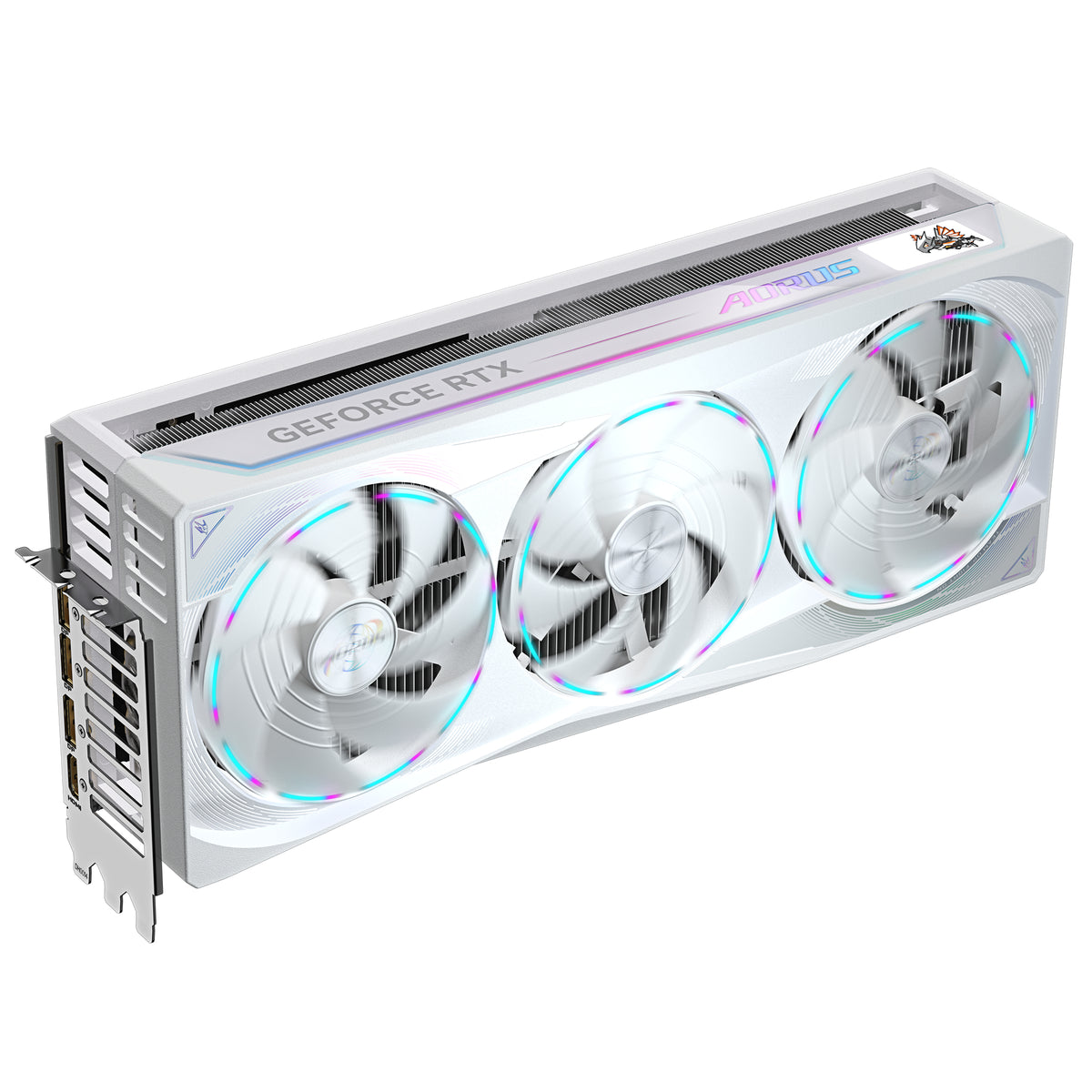 GIGABYTE AORUS GeForce RTX 5090 STEALTH ICE 32G Grafikkarte - 32GB GDDR7, 512bit, PCI-E 5.0, 2655MHz Kerntakt, 3 x DP 2.1a, 1 x HDMI 2.1b, NVIDIA DLSS 4, GV-N5090AORUSST ICE-32GD