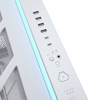 ASUS ROG CRONOX GR801 CURVE TG ARGB WHITE Midi Tower Weiß