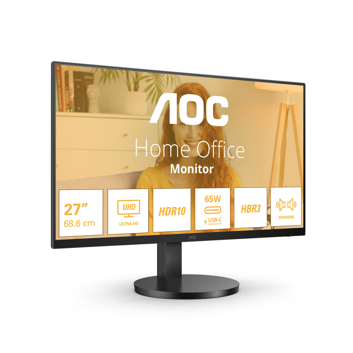 AOC B3 U27B3CF Computerbildschirm 68,6 cm (27") 3840 x 2160 Pixel 4K Ultra HD LCD Schwarz