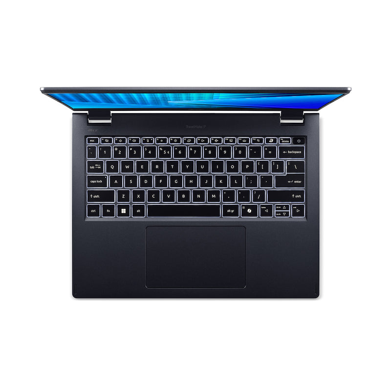 Acer TravelMate P4 TMP414-55-TCO-528B Intel Core Ultra 5 225U Laptop 35,6 cm (14") WUXGA 16 GB DDR5-SDRAM 512 GB SSD Wi-Fi 7 (802.11be) Windows 11 Pro Blau