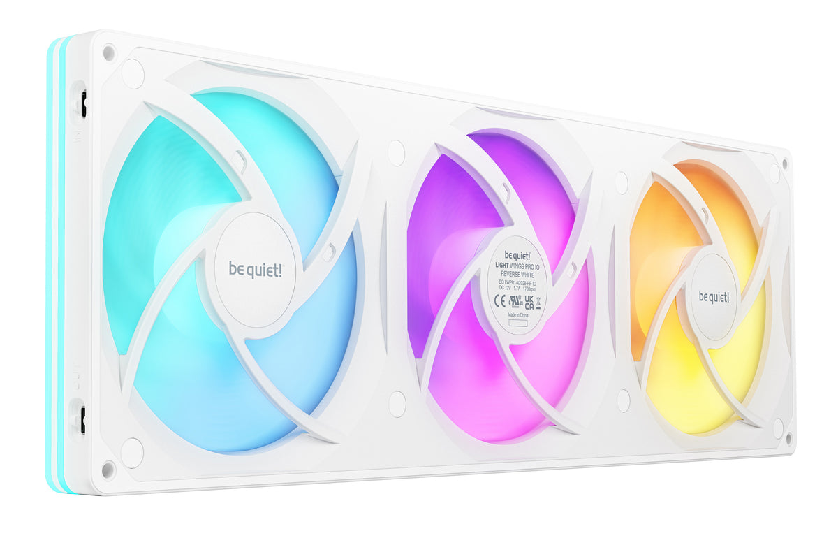be quiet! Light Wings Pro IO 420mm Reverse White Weiß
